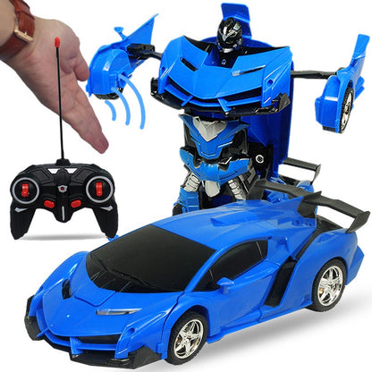 Cool Transformers remote control car with proximity sensor opening and closing is a great gift for children.