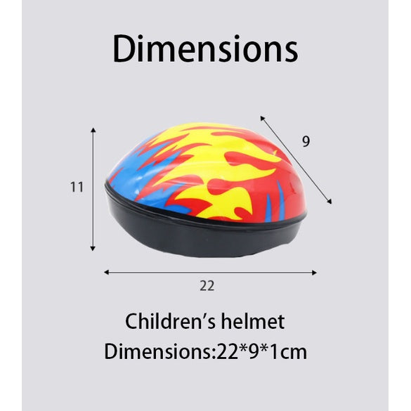 Basic Safety Kids Helmet and Elbow and Knee Guard for Bike Trike and Scooter