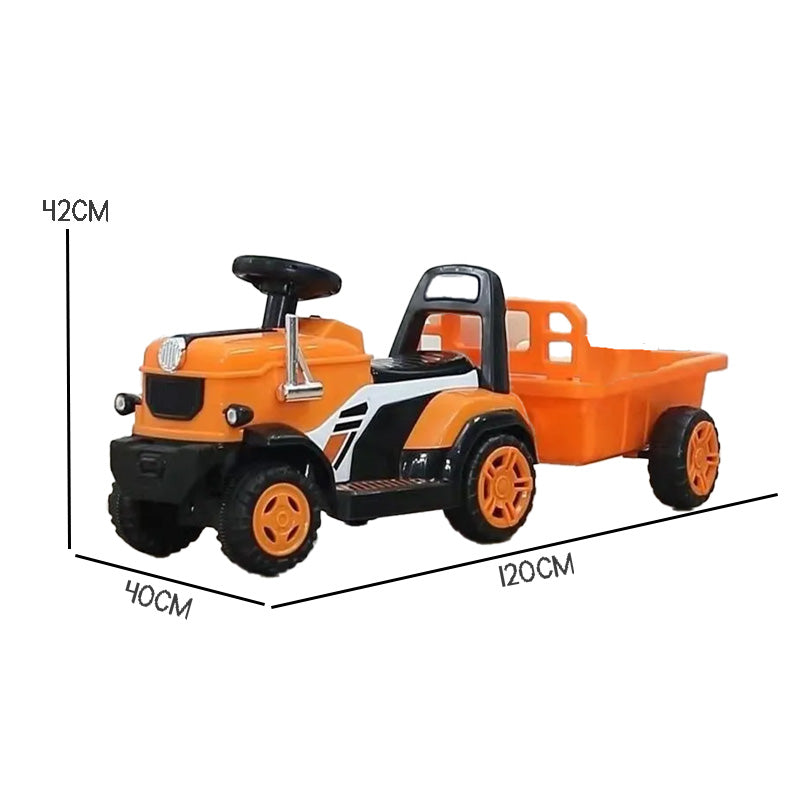 Kids Electric Car Tractor Ride On Car Toy Car With A Bucket Rideable Car Safety Mark Charger