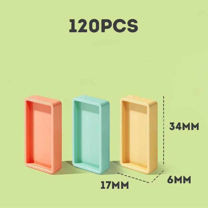 Kid's Electric Domino Train Automatic Domino Placement Electric Building Blocks Car Locomotive Educational Toy Boy Girl