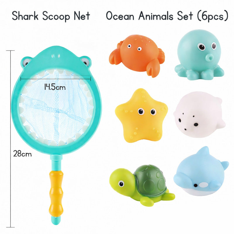 Summer Kids Water Toys Set Bath Pool Balloon Water Gun Fish Toy Bath Toy