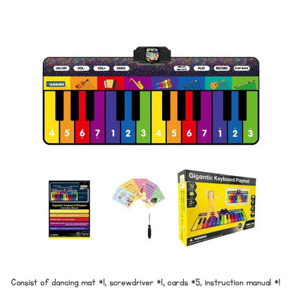 Piano Music Mat for Kids Music Carpets Piano Keyboard Mat Baby toys game
