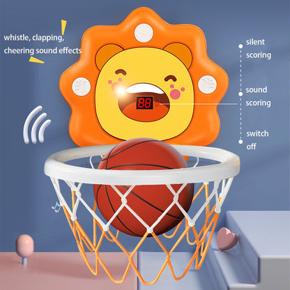 Audio Electronic Scoring Basketball Board Indoor Basketball Hoop for Kids Door Room Basketball Hoop Mini Hoop