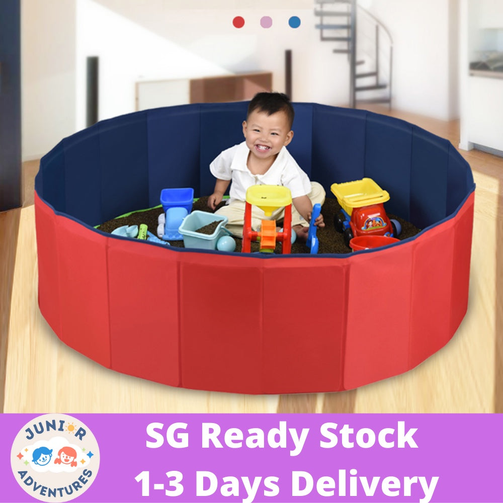 SG Local Delivery 2 in 1 Foldable Pool and Baby Playpen Anti-slip Design Learning Corner Exclusive Playground For Child