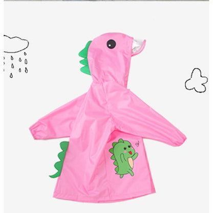 Kids Dinosaur Umbrella Rain boot Poncho Raincoat With Hood comes with Storage Bag for Boys and Girls