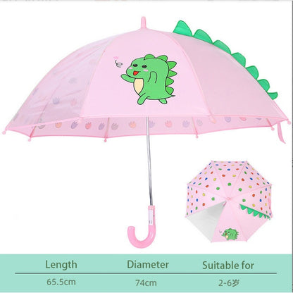 Kids Dinosaur Umbrella Rain boot Poncho Raincoat With Hood comes with Storage Bag for Boys and Girls