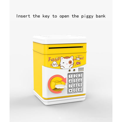 Piggy Bank ATM Bank Money Saving Box Key With Coin Machine Money Safe Coin Bank