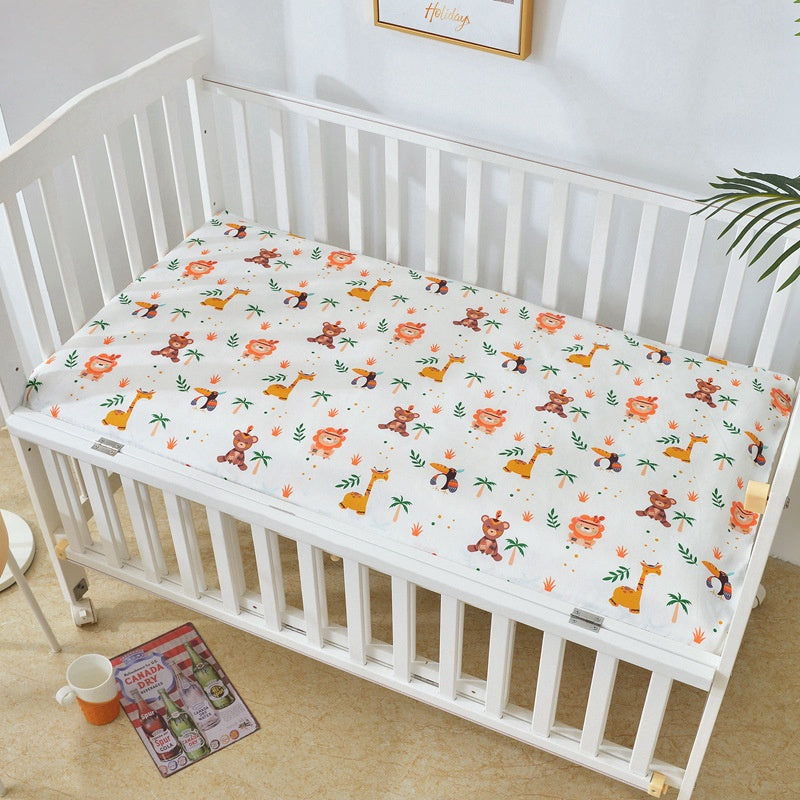 Comfortable Baby Cotton Fitted Mattress Cover 120x65cm