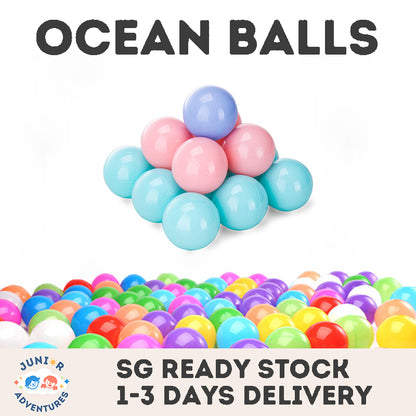 50 OR 100 Pcs 7cm Ocean Ball Indoor Playground Toy for Children, Thickened, Odorless and Non-Toxic